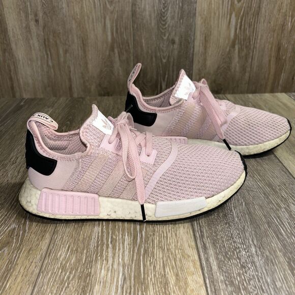 Adidas NMD R1 Boost Women's US Size 8 Clear Pink Running Sneaker Shoes B37648 - Picture 1 of 12